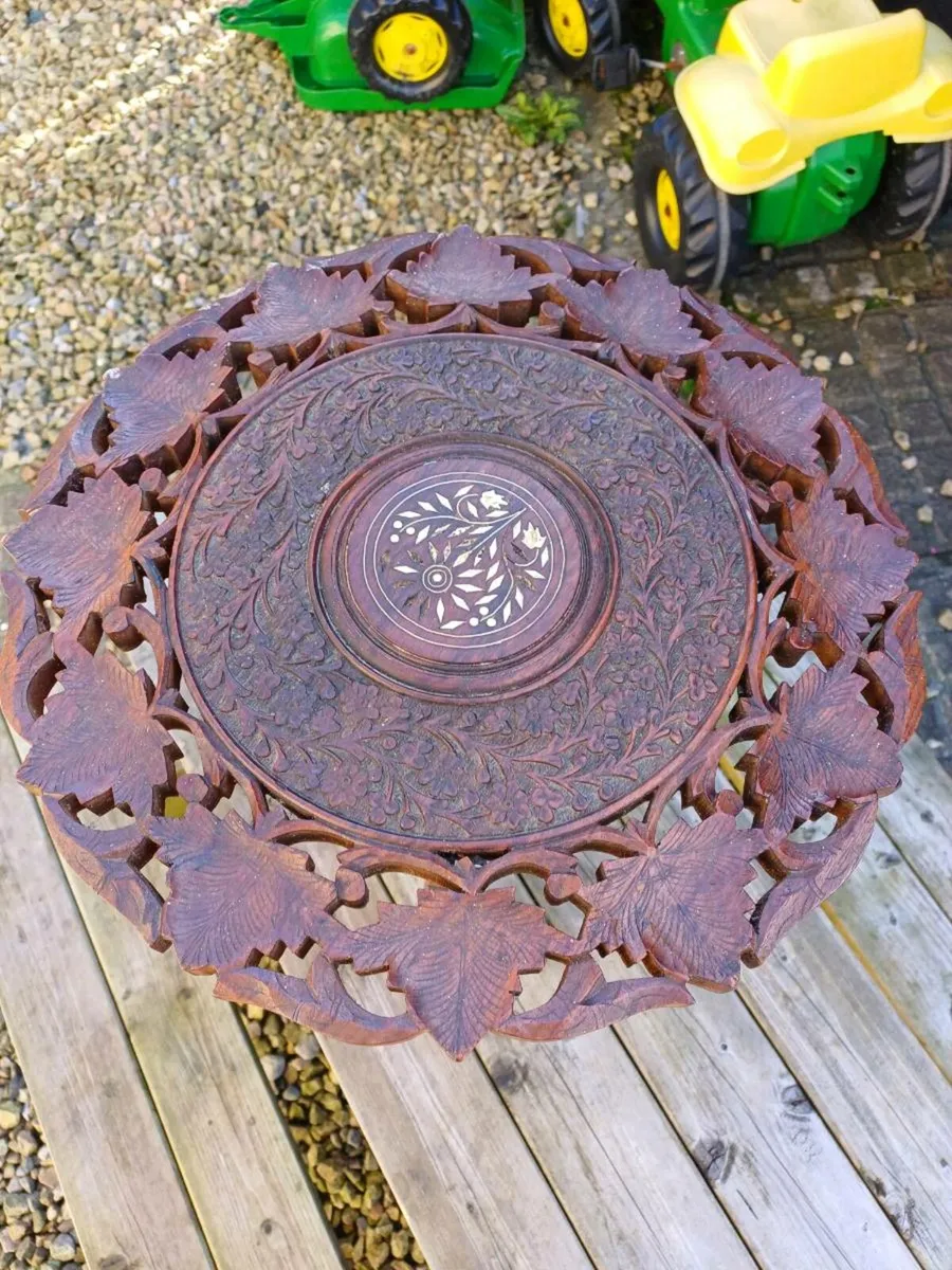 1960s Indian Side Table - Image 3