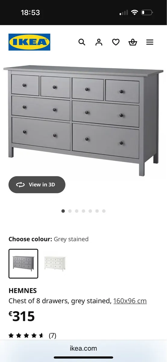 IKEA chest of drawers - Image 1