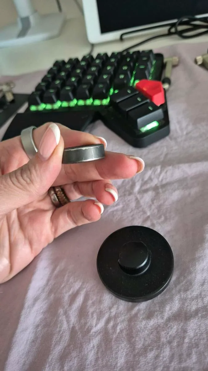 Oura Ring, Gen 3, Size 10 Black - Image 2