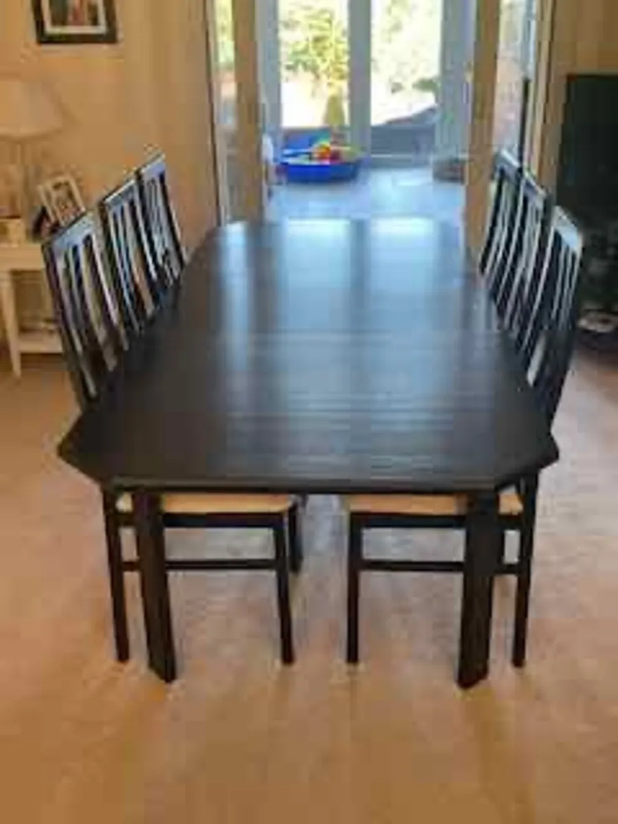 Dining Room Table & 8 Chairs - Image 4