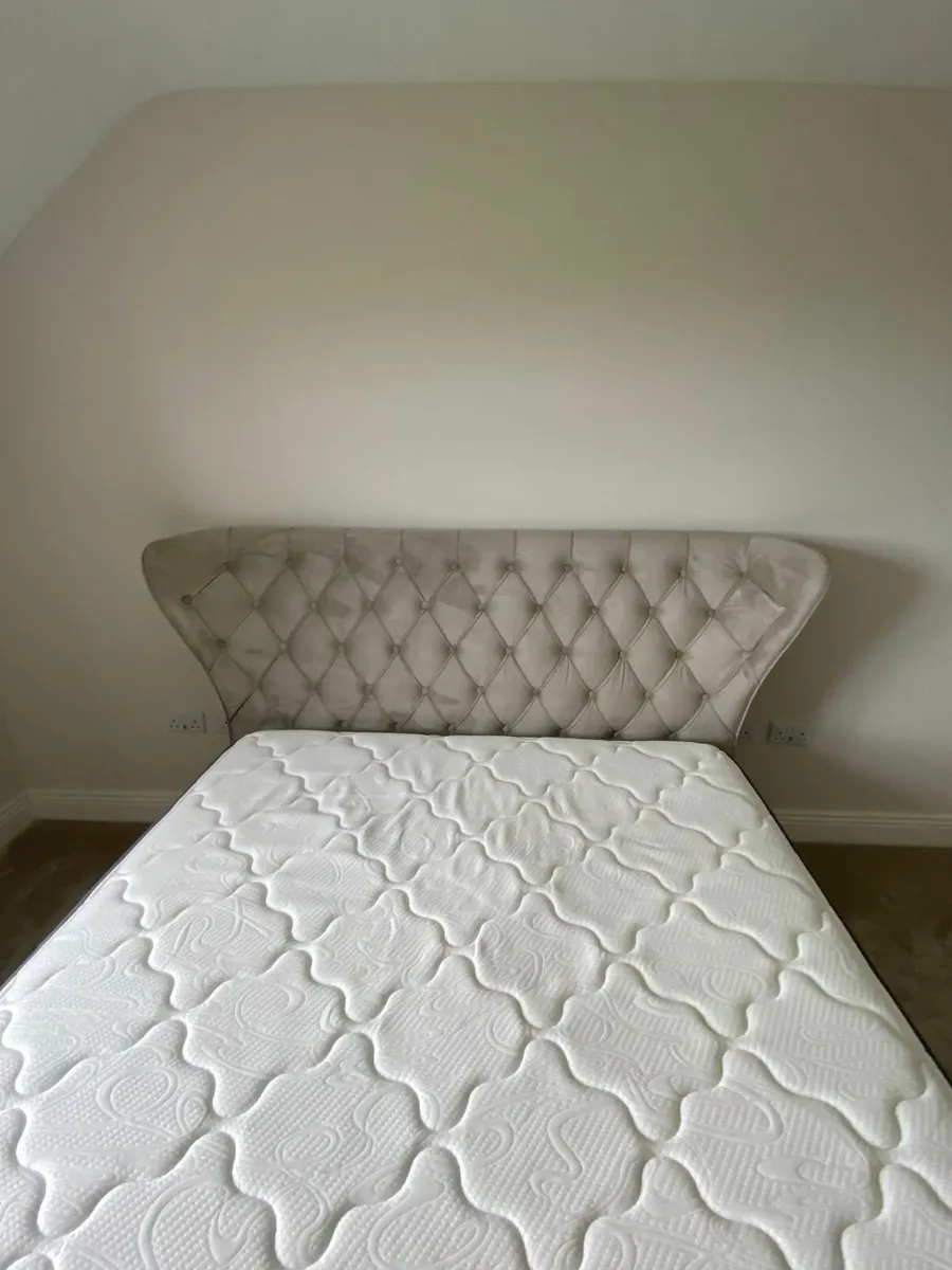 King Size Bed & Mattress - Image 3