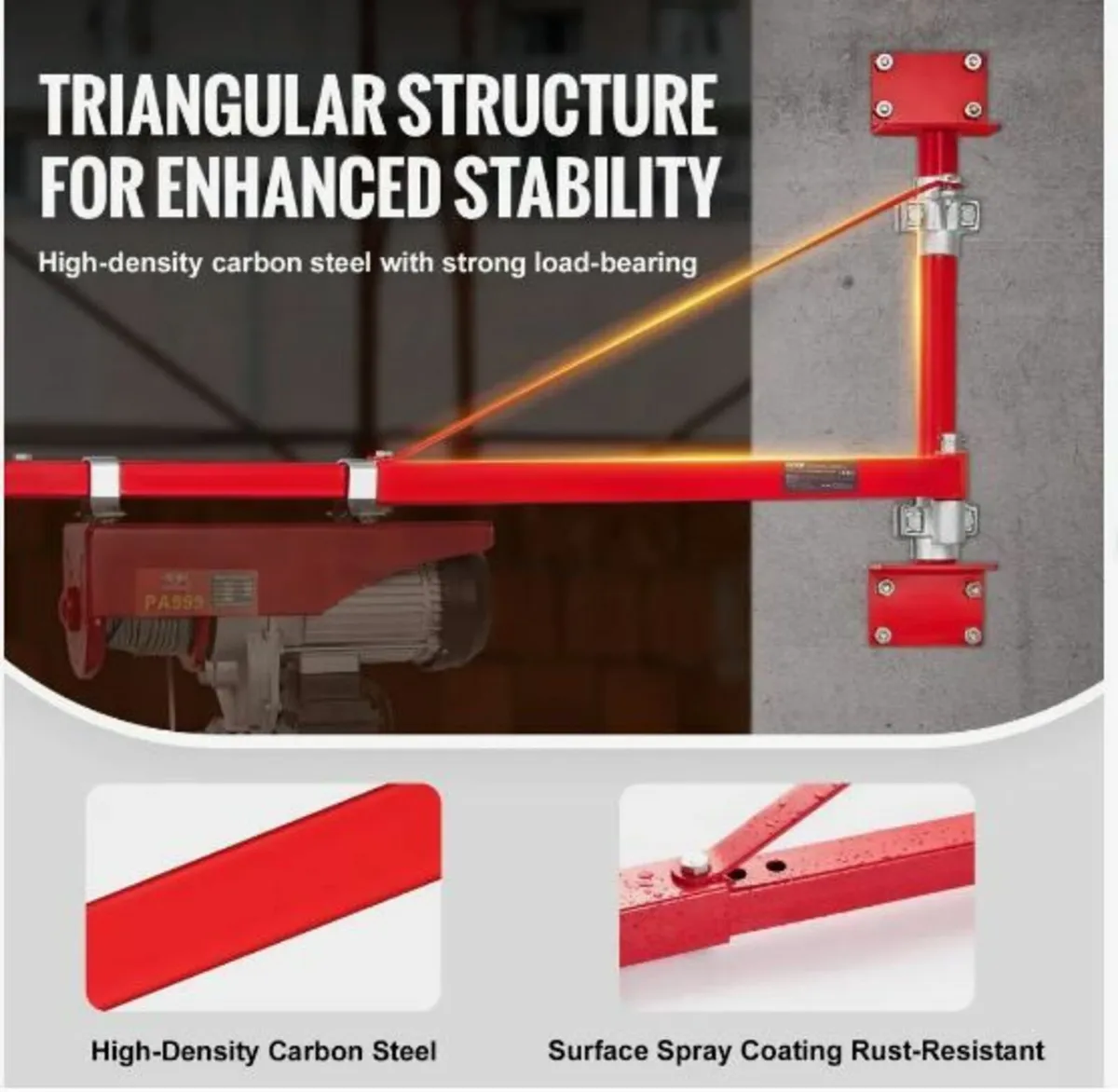Electric Hoist Support Arm, 600 kg Max Load - Image 3
