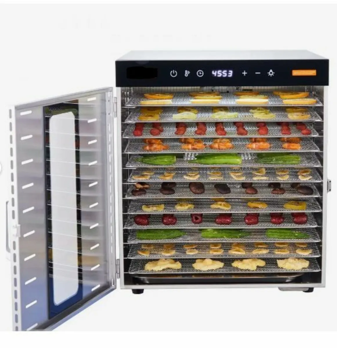 10 Trays Food Dehydrator Machine Stainless Steel - Image 4