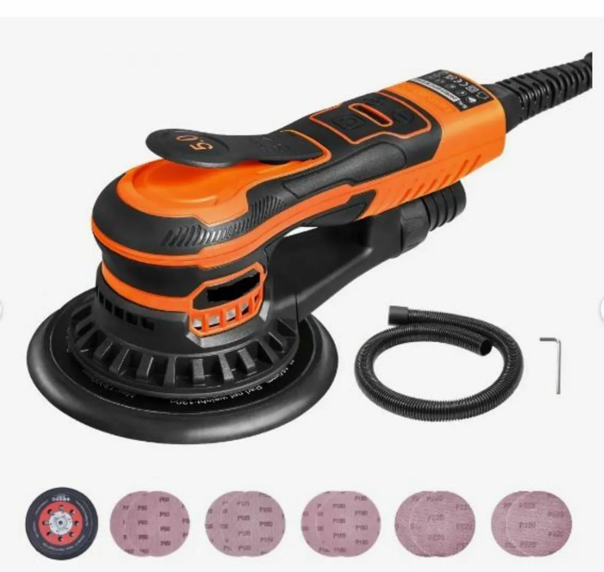 Random Orbital Sander 6'' Palm Sander 10 PCS - Image 1