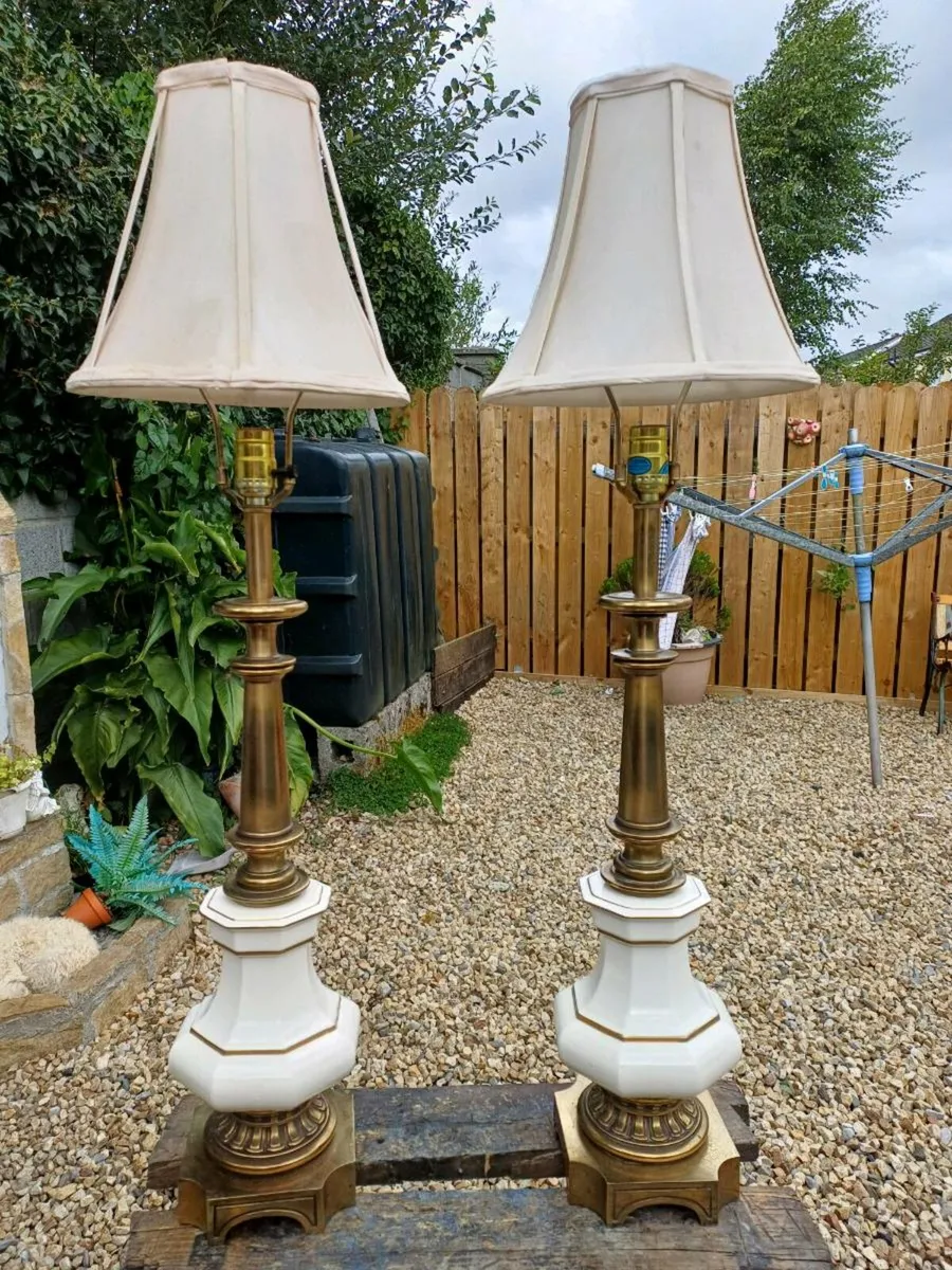 1950s Hollywood Regency Stiffel Table Lamps - Image 1