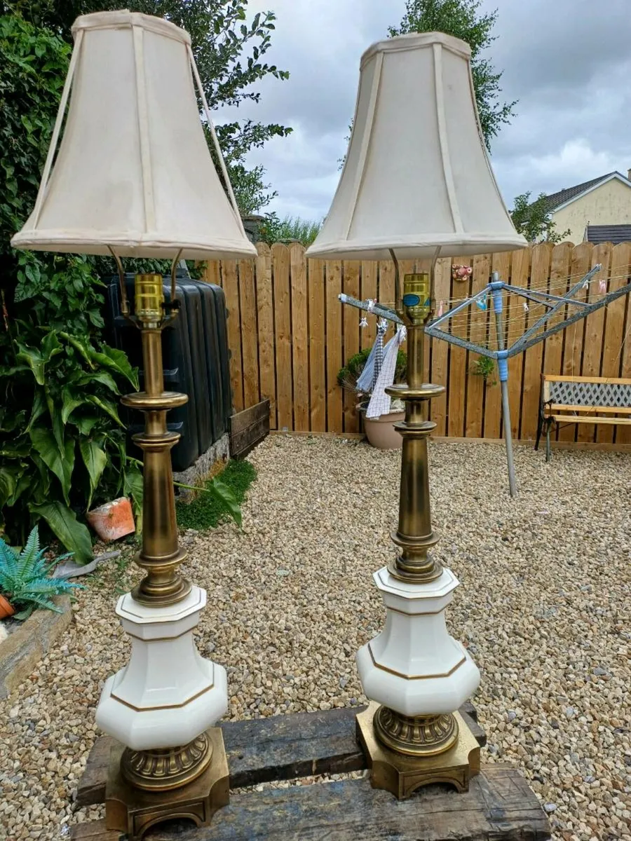 1950s Hollywood Regency Stiffel Table Lamps - Image 2