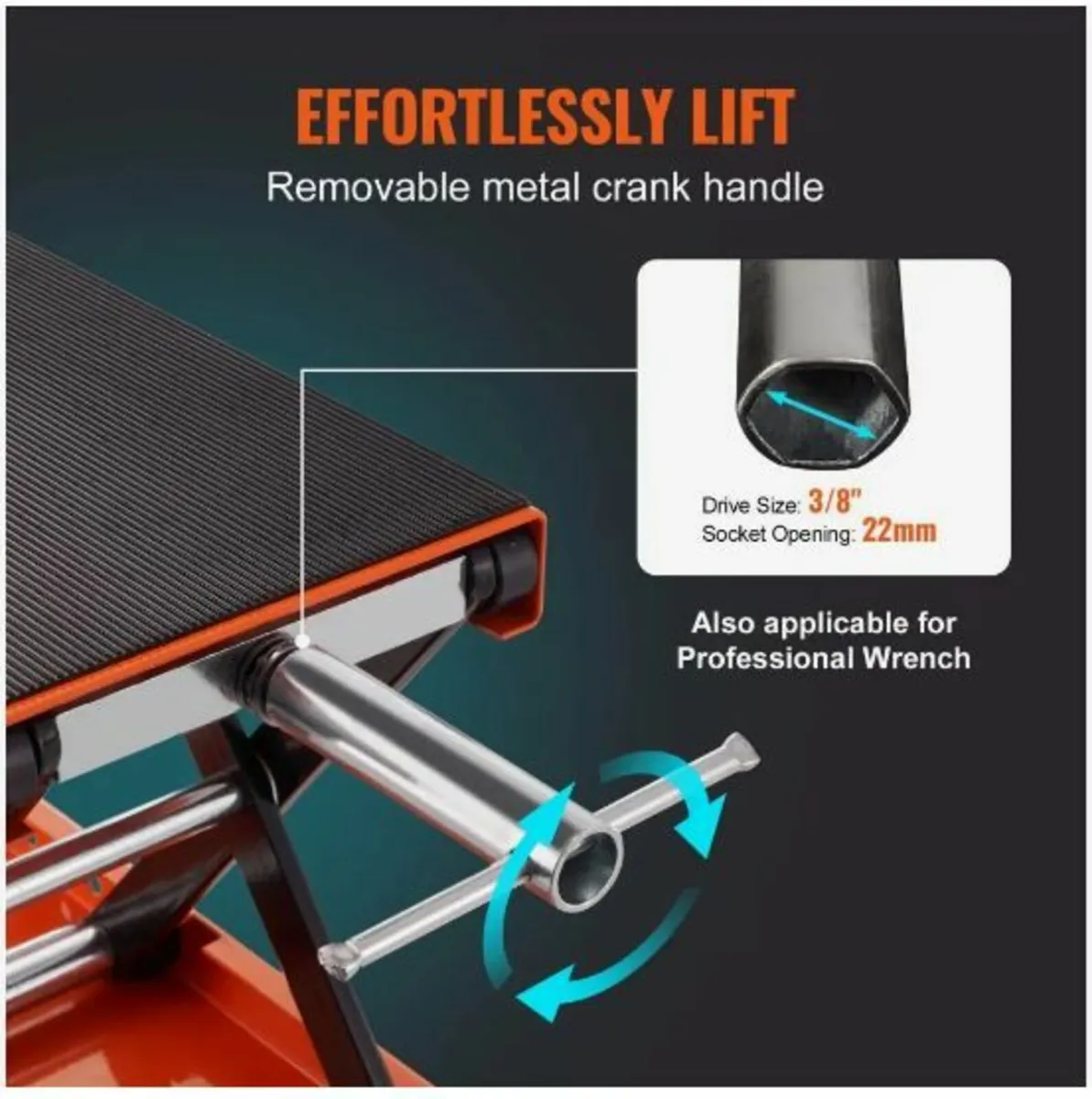 Motorcycle Scissor Jack Lift 499.5 kg - Image 4