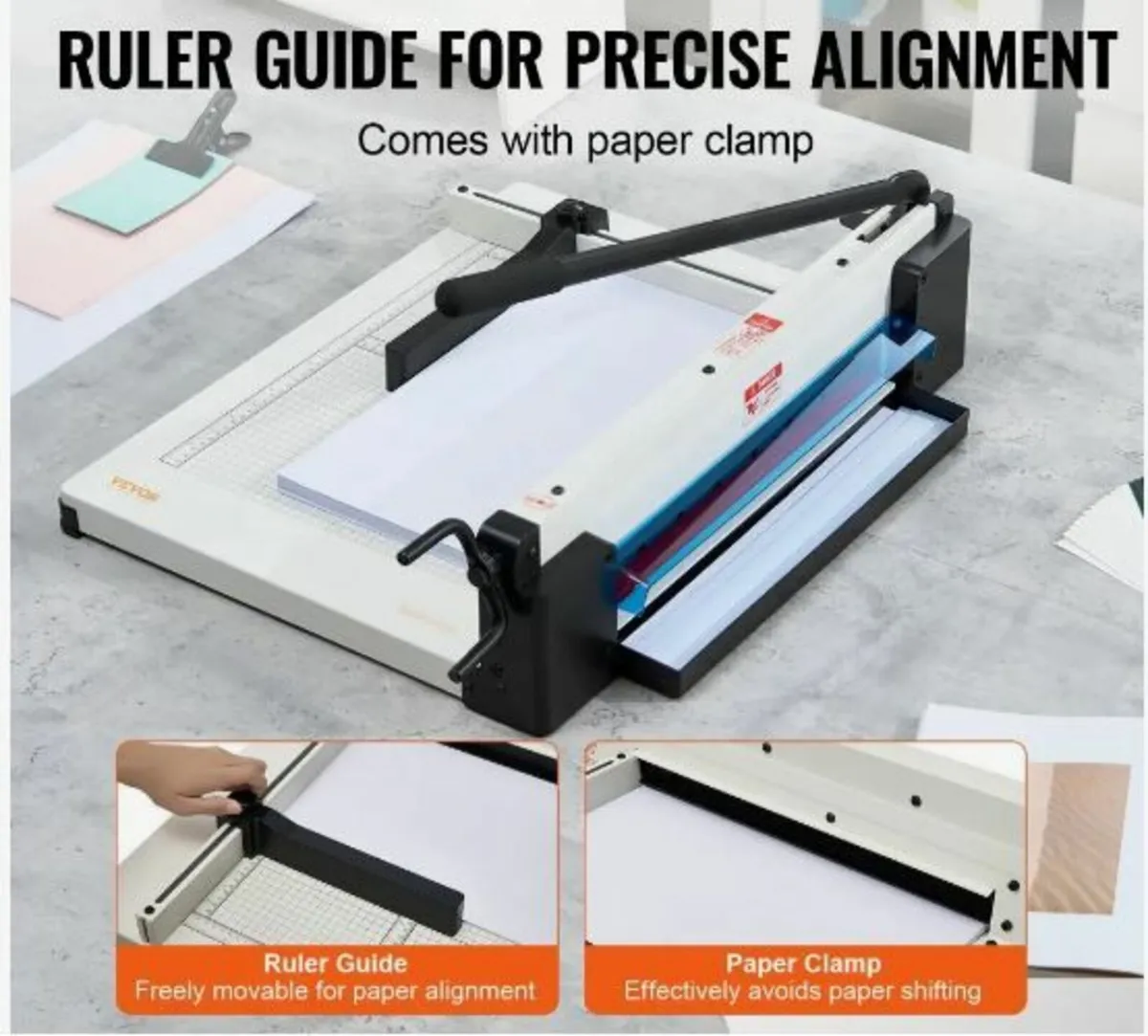 Paper Cutter 43.2 cm A3 Guillotine - Image 2