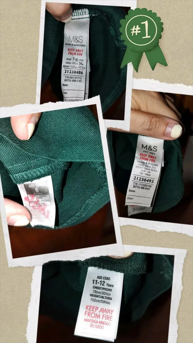 Green pinafore school uniform - Image 2