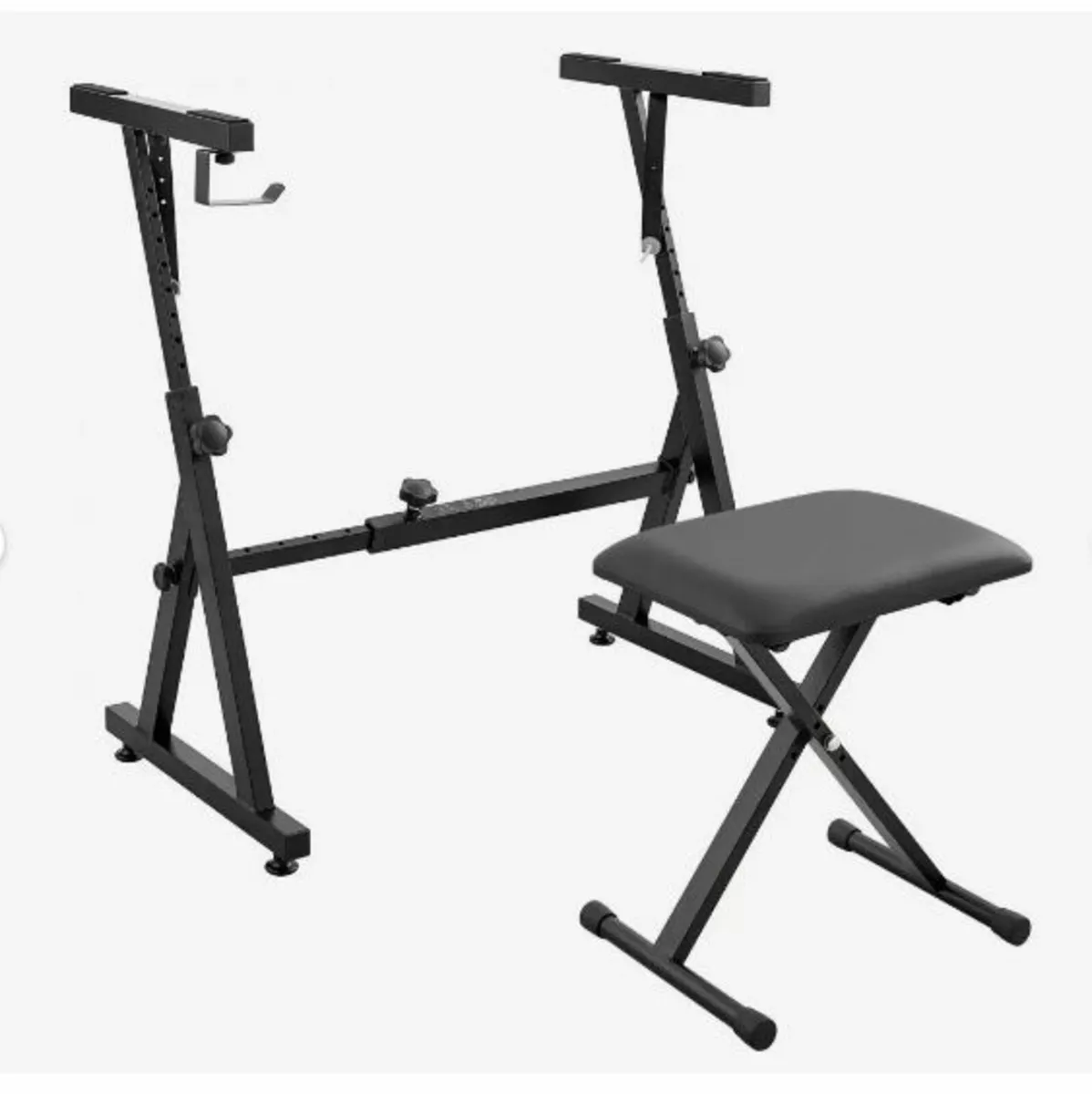 Piano Keyboard Stand and Bench Set, Z Style - Image 1