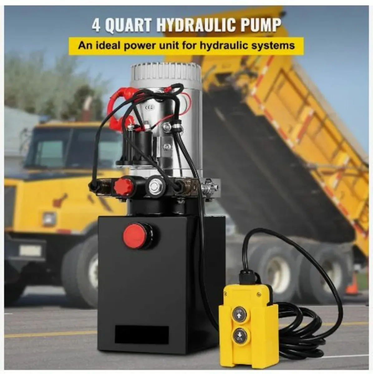 Hydraulic Pump 12V DC Double Acting - Image 2