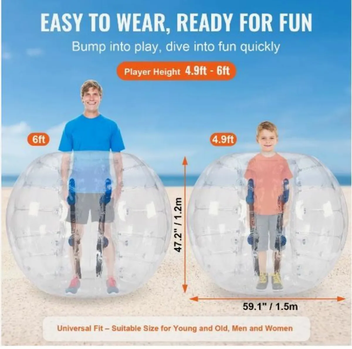 Inflatable Bumper Ball 1-Pack - Image 4