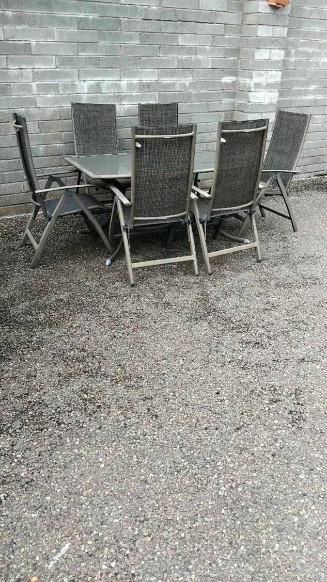 Garden chairs table - Image 1