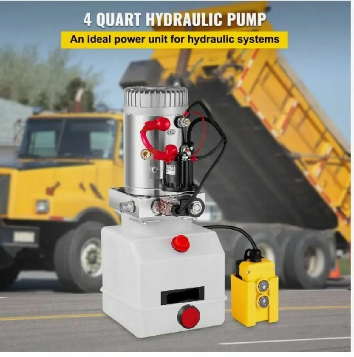 3.8 L Single Acting Hydraulic Pump Dump Trailer - Image 2