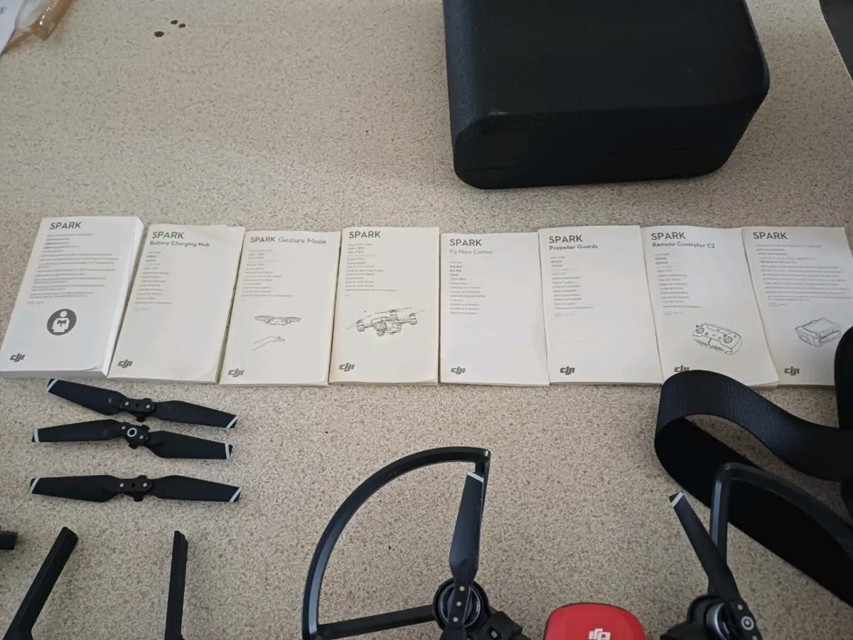 DJI Spark Drone with Fly More Combo-Red - Image 4