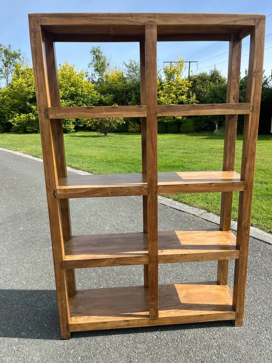 Solid wood shelving unit - Image 2