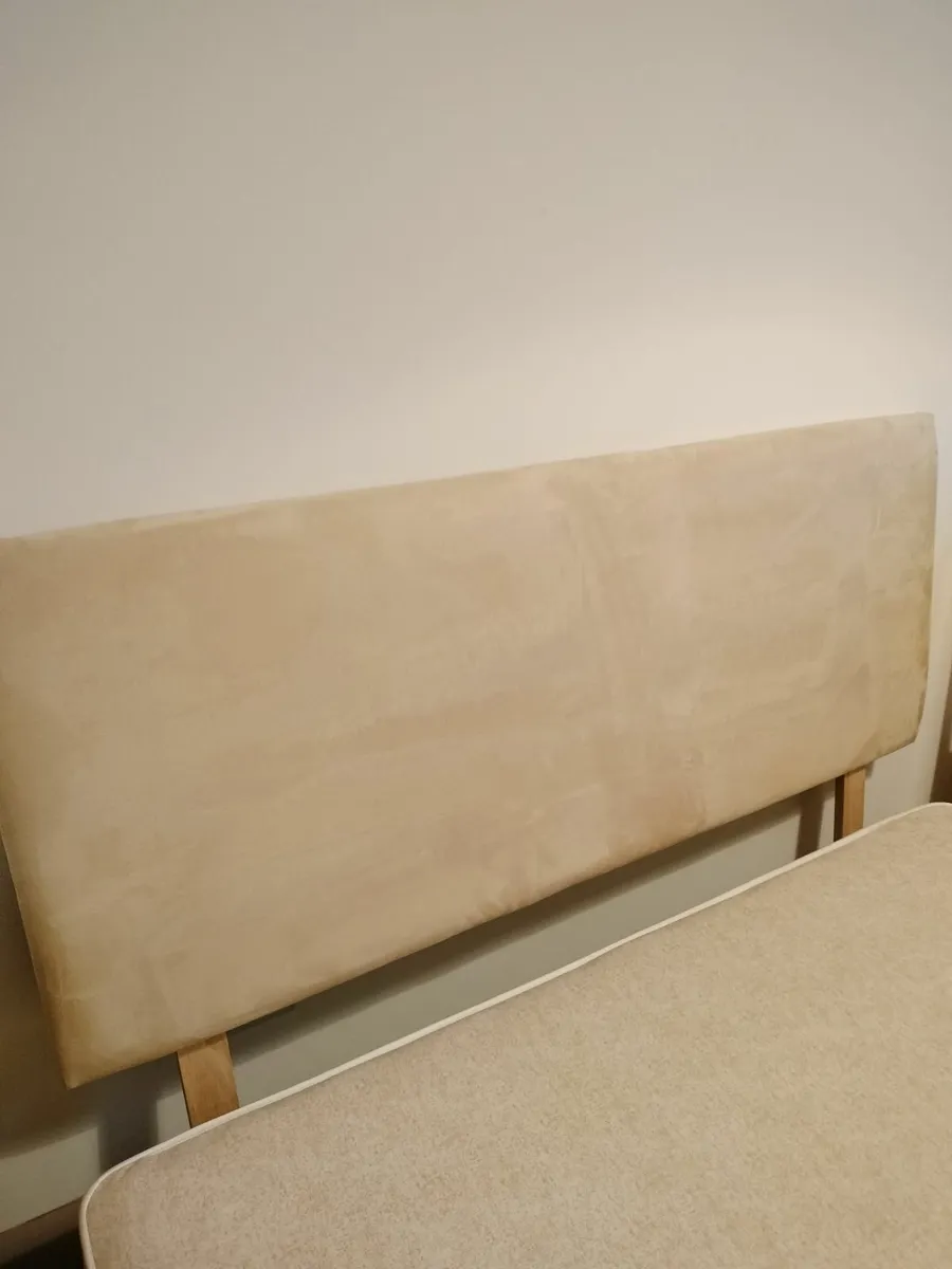Bed (king size divan and headboard) - Image 1