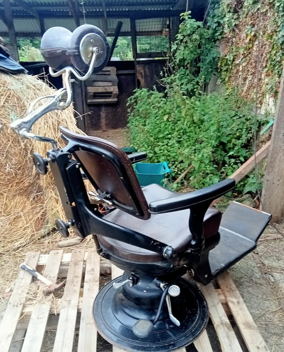 , Barbers chair , ladder back chairs - Image 2