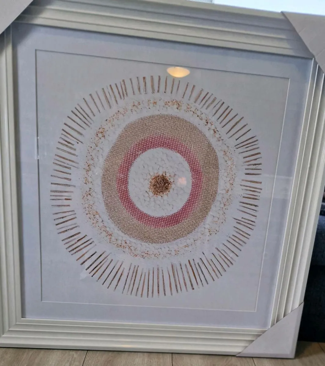 Kirkwood Pink Evil Eye Framed Picture - 6410511 - Image 1