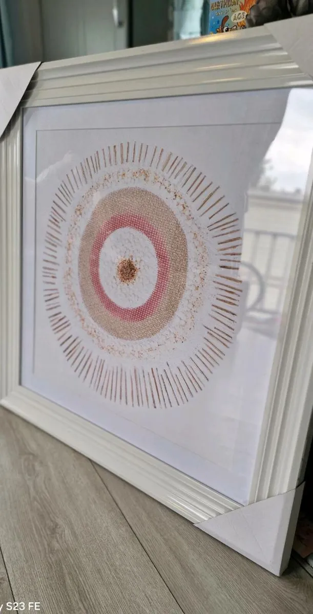 Kirkwood Pink Evil Eye Framed Picture - 6410511 - Image 3