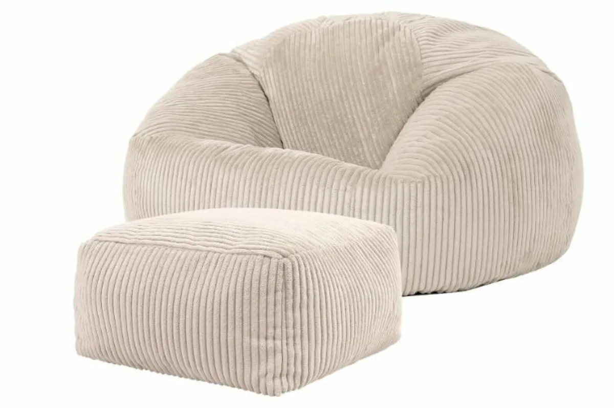 Kingston Cord Bean Bag Chair - Image 1