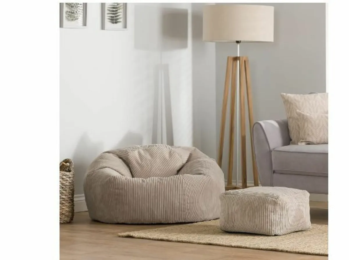 Kingston Cord Bean Bag Chair - Image 4