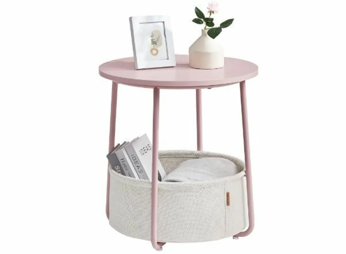 Round Side Table, Small Coffee Table - Image 2