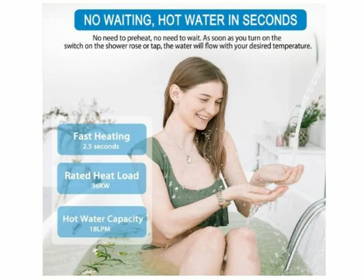 18LPM Gas Instantaneous Water Heater, 36KW LPG - Image 3