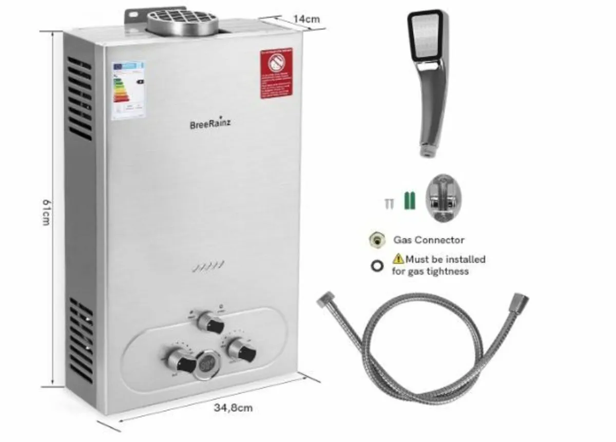 20LPM Gas Instantaneous Water Heater, 40 kW - Image 1