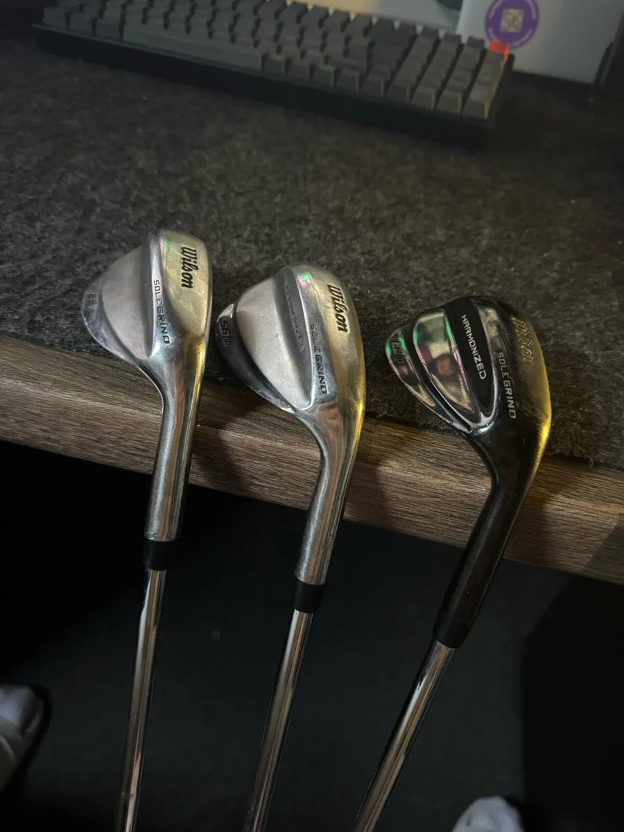 Wedge set Wilson harmonised full set for sale - Image 1