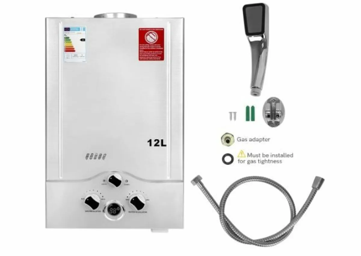 12LPM Gas Instantaneous Water Heater, 24 kW LPG - Image 2