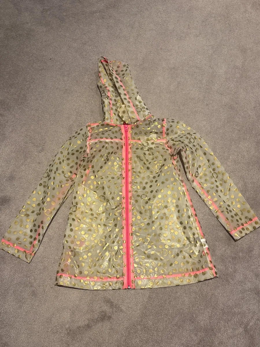 Polka dot rain coat by Billie Blush