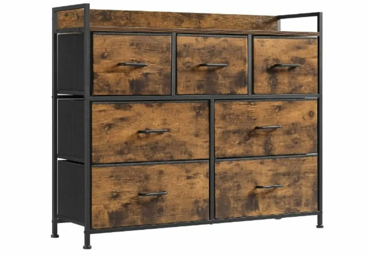 Chest of Drawers, 7 Fabric - Image 1