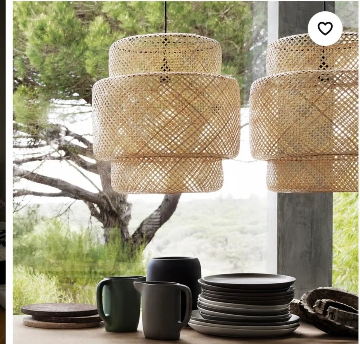 IKEA Bamboo Lamp Shade - Image 4