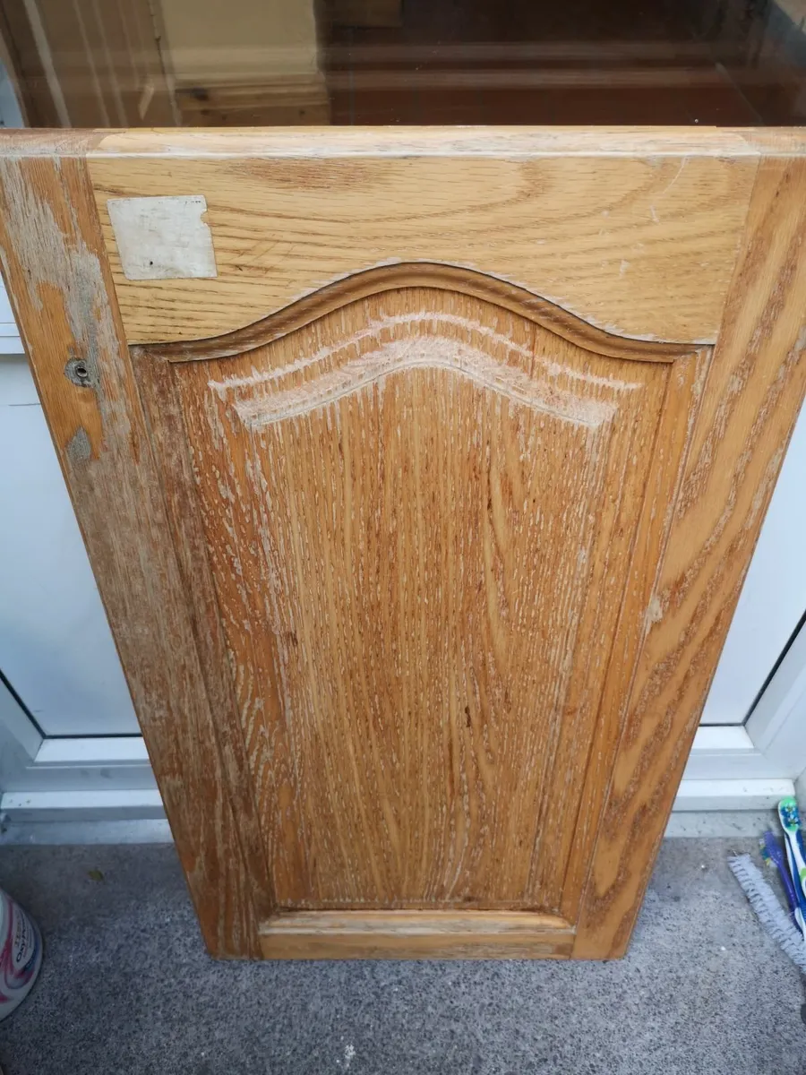 Solid oak kitchen doors - Image 1