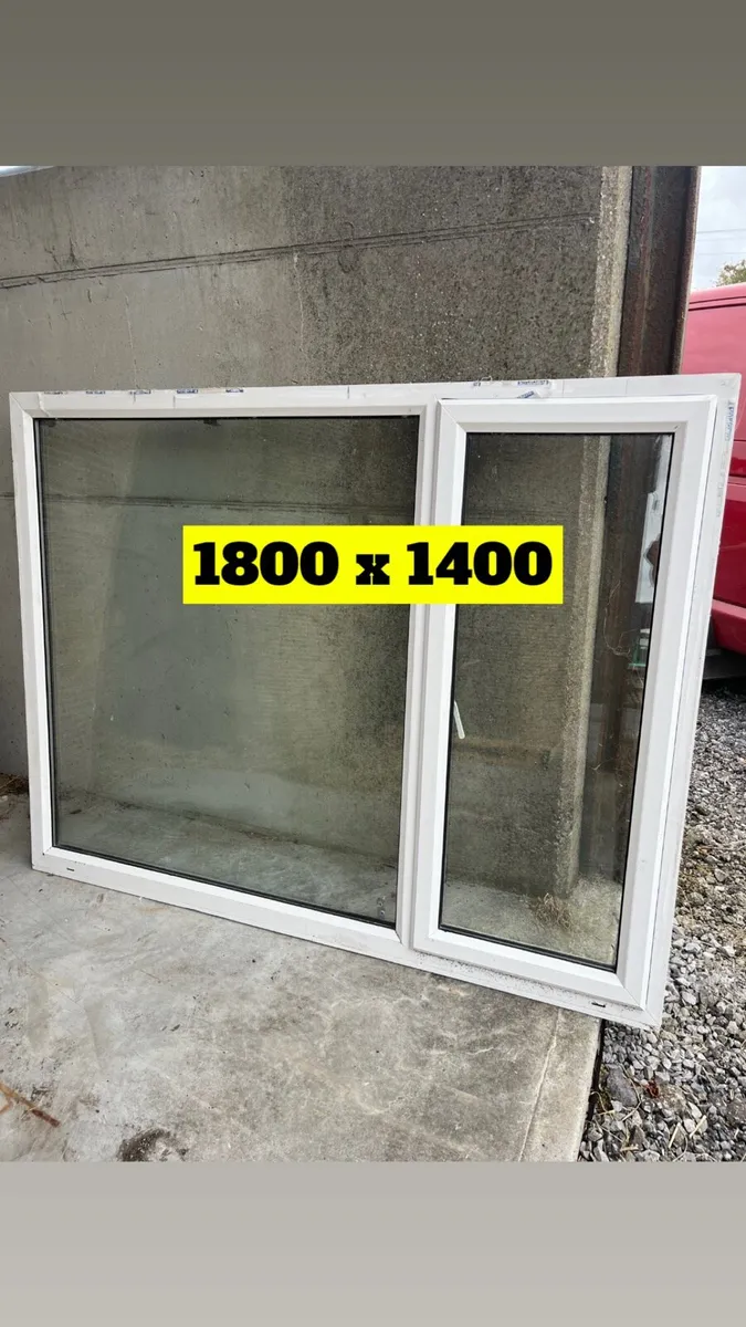 1800 x 1400 PVC Window - Image 1