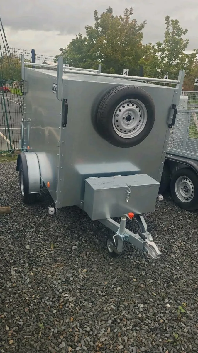 7x4x4ft galvanised box / van trailers - Image 2