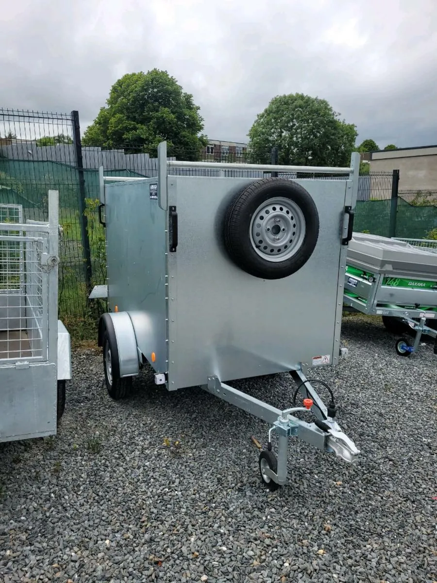 7x4x4ft galvanised box / van trailers - Image 4