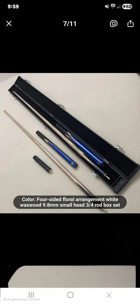 Snooker cue