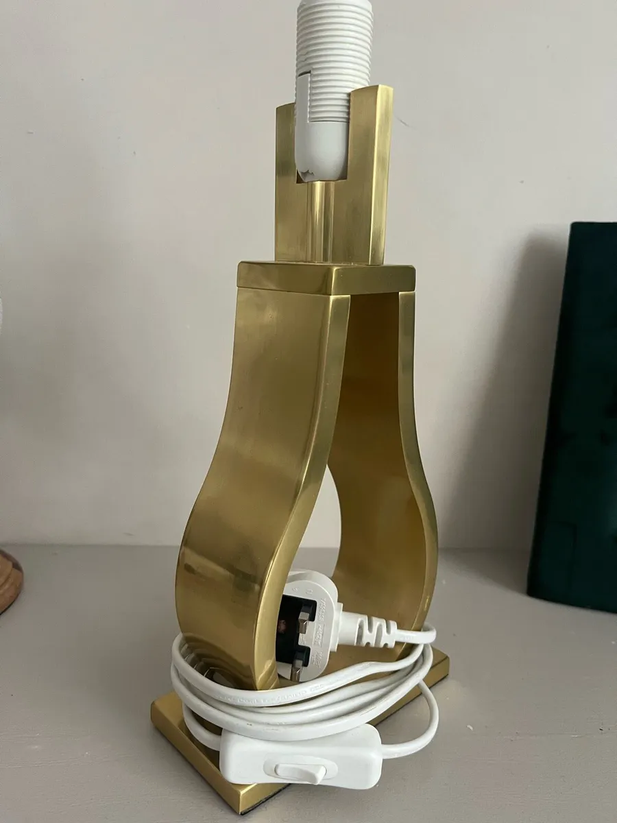 Ikea gold lamp base - Image 1