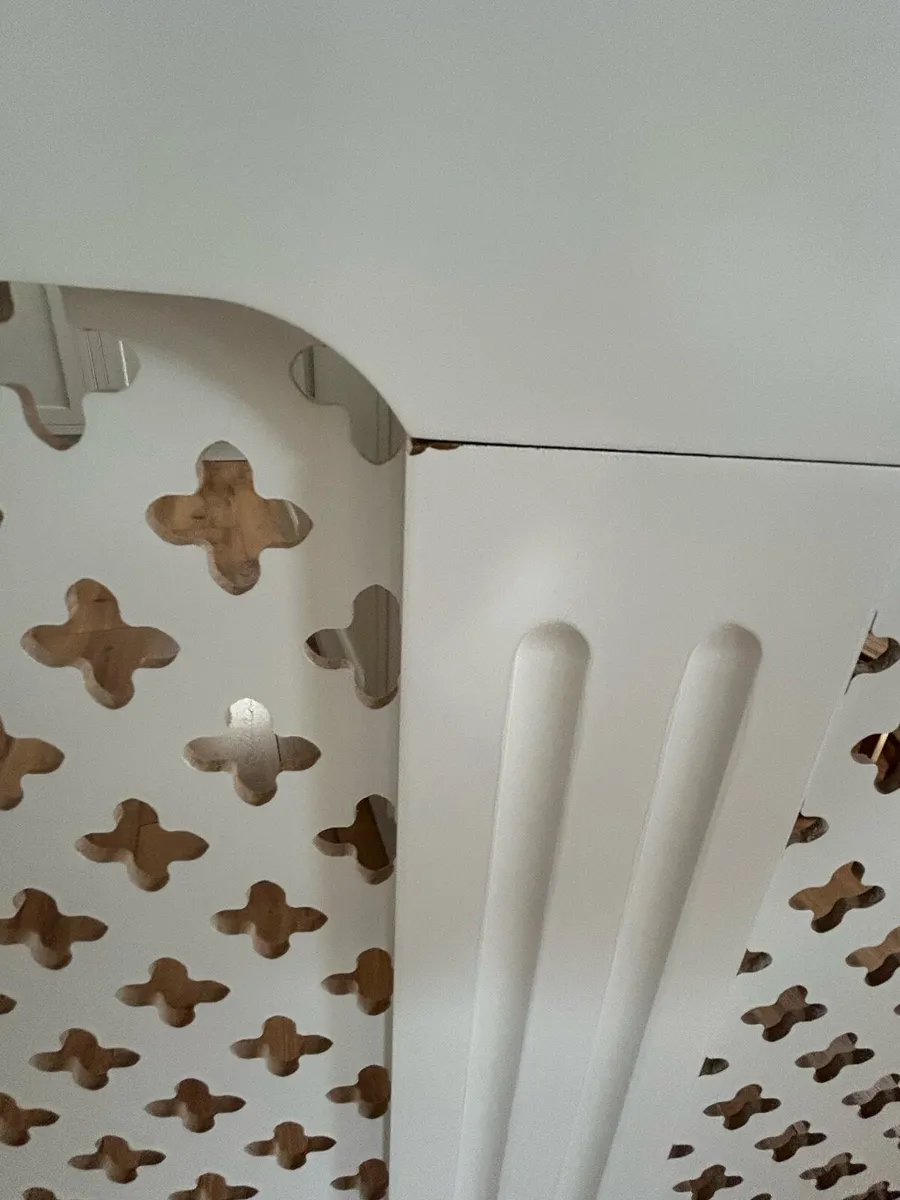 White Radiator Cover - Size Medium - Image 3