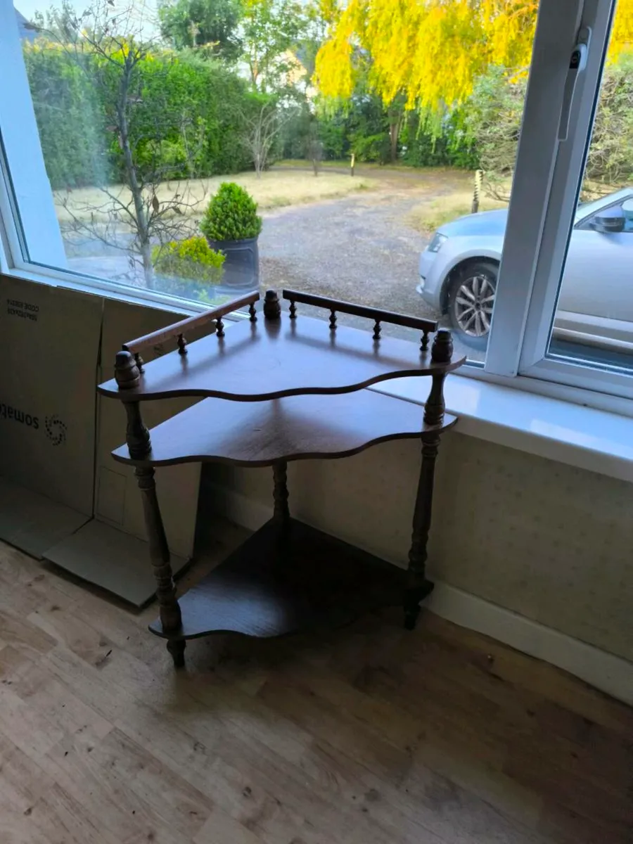 Antique corner table