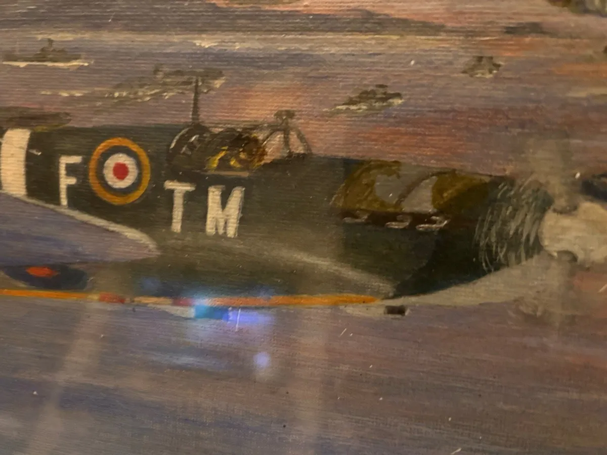 Amateur original spitfire painting - Image 2