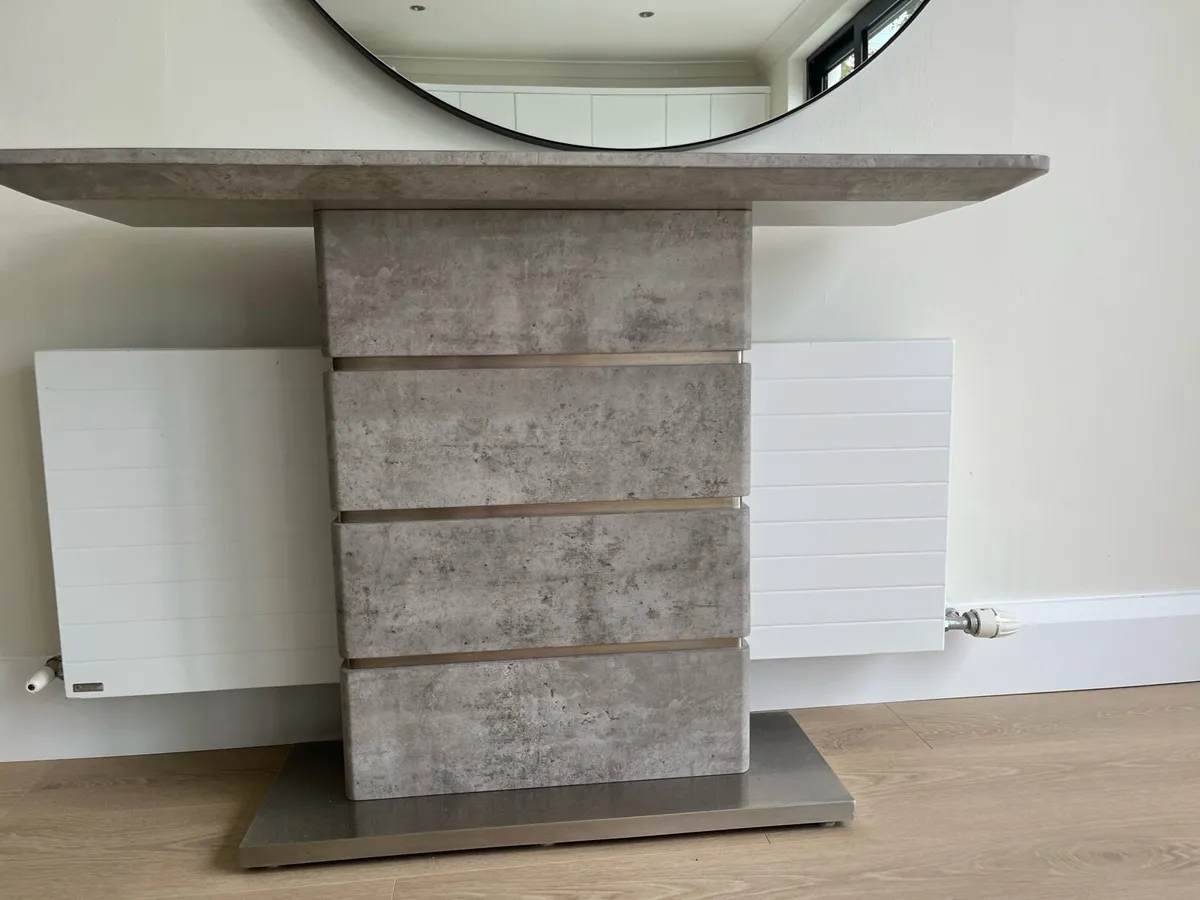 Grey consol table - Image 1