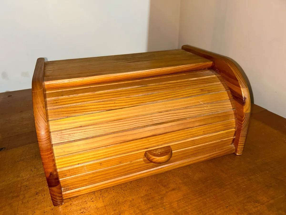 All wooden bread bin - Image 1