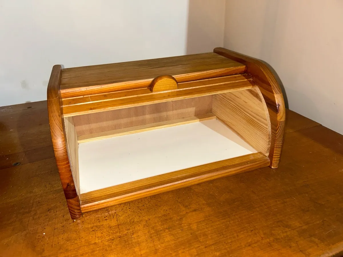All wooden bread bin - Image 2