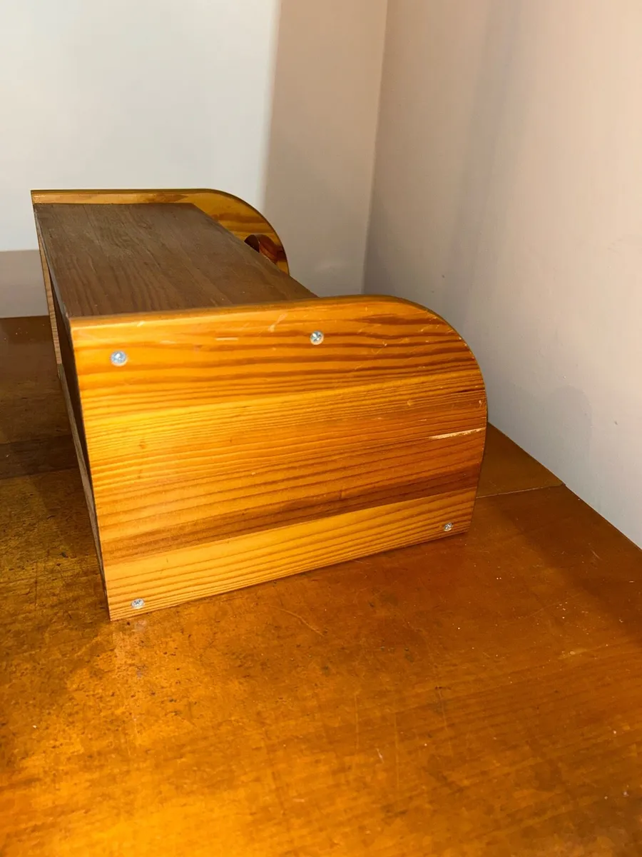 All wooden bread bin - Image 4