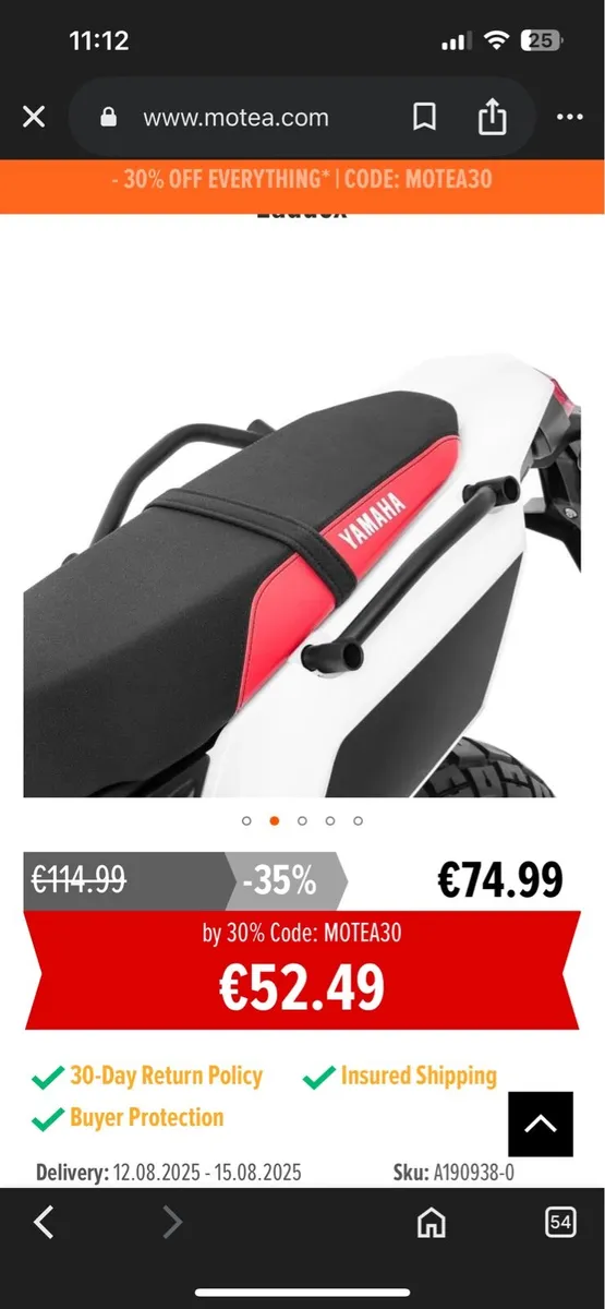 Tenere 700 grab handles - Image 2