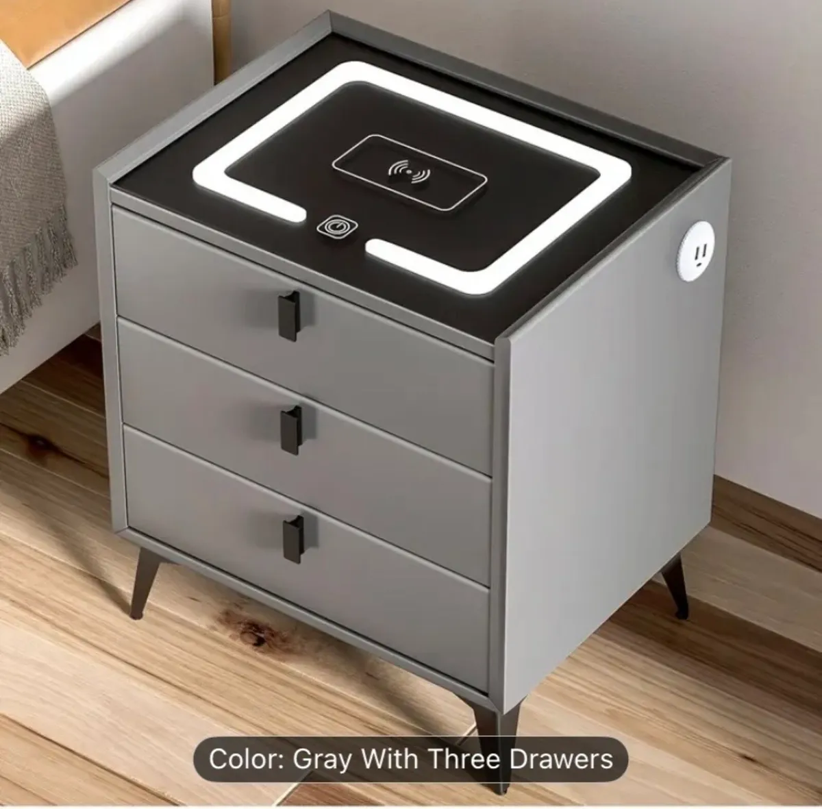 Bedside Table with drawers - Image 1