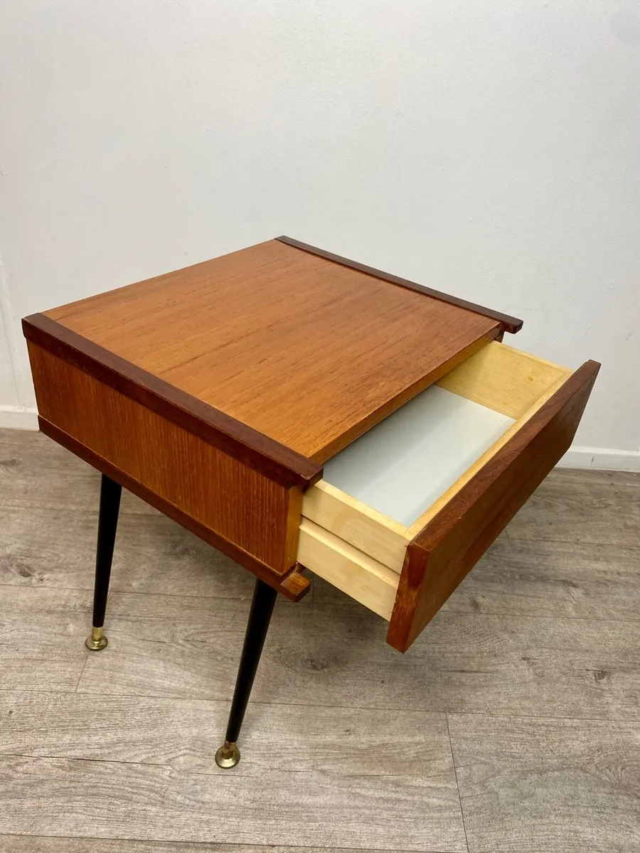 Mid Century Beaver & Tapley Teak Bedside Tables - Image 4